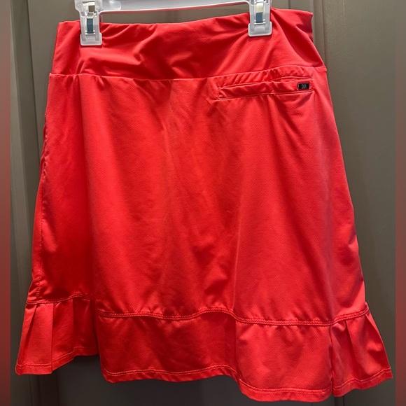 Tail White Label Size XS Orange Golf Skort EUC - Picture 2 of 7